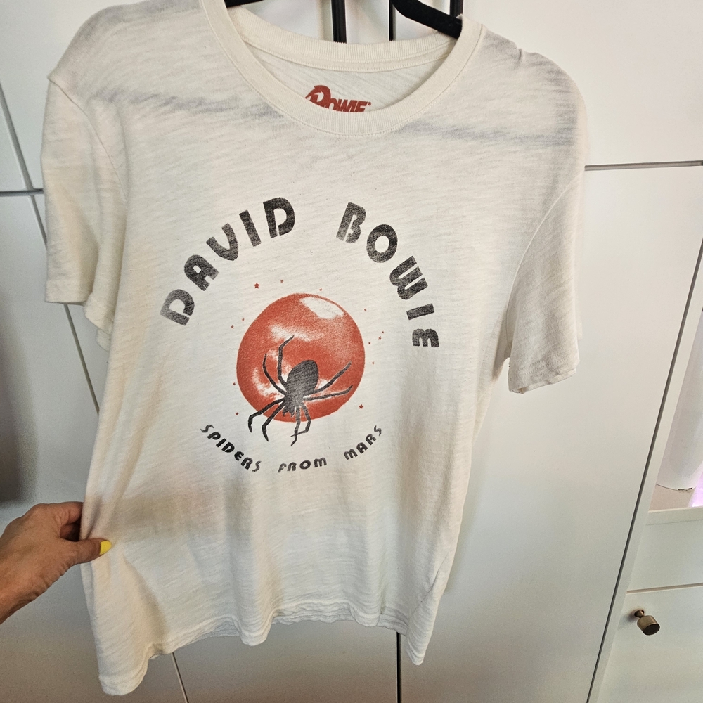 Lucky Brand White Bowie Tee